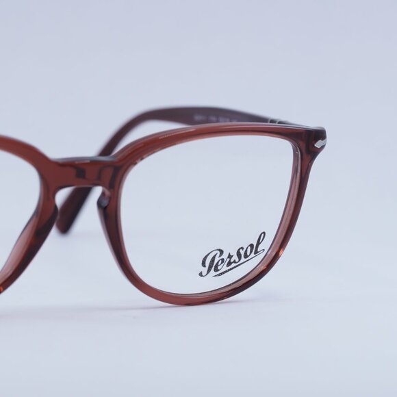 Persol PO3240V 1104 Eyeglasses Bordeaux 52mm Square Frame - Picture 3 of 12